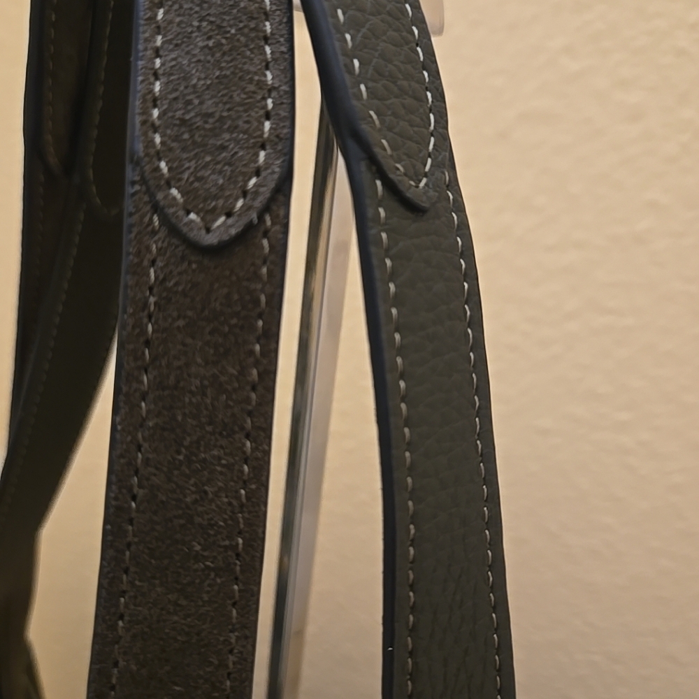 Coach Hadley Turnlock Tote Shoulder Bag In Suede - Picture 11 of 16